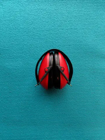 펠터 6000 방음 귀마개 빨간색