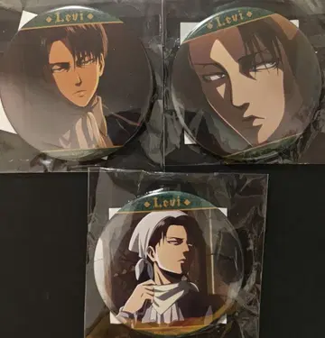 진격의 거인 리바이 캔뱃지 기억으로의 진격 가라폰 B상 3점