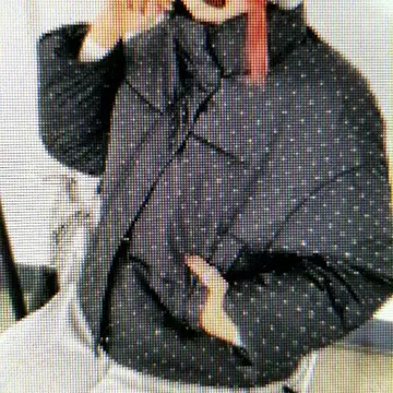 스톤 패딩 자켓 다운 블랙 미사용 새상품