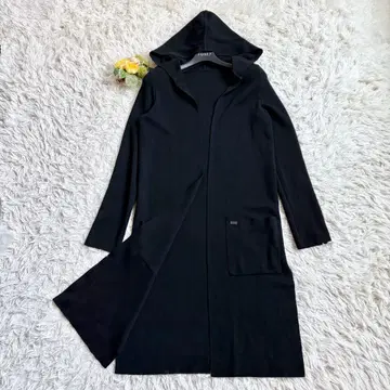 미사용급 폭시 슬렌더 후디 롱 가디건 블랙 F 최근 모델