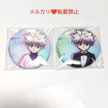 HUNTER x HUNTER 중국 수채화 트레이딩 캔뱃지 2종 세트