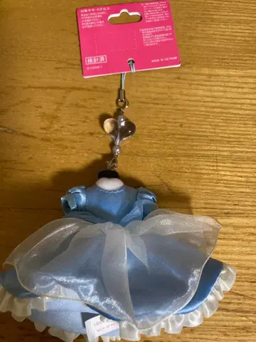 TOKYO DISNEY RESORT 파란색 드레스 스트랩