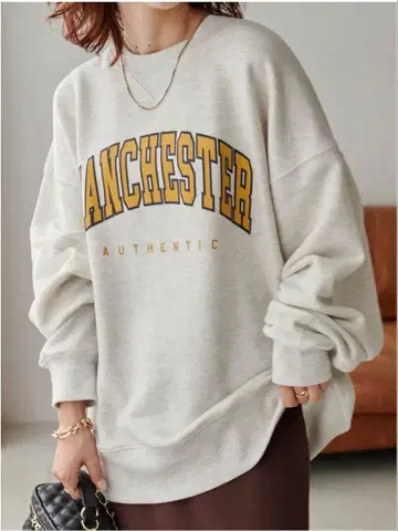 Discoat 디스코트 헤비웨이트 칼리지 로고 빅 맨투맨