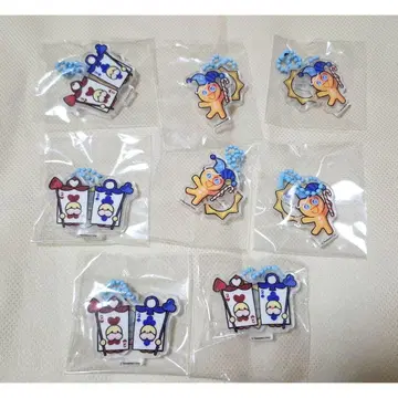 쿠키 랭킹덤 용감한 쿠키 슈가노움 아크릴 키링 8개 세트
