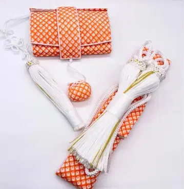 [현품 한정 대특가품] 신부용 하코세코 카이켄 세트 ( )  패턴 오렌지