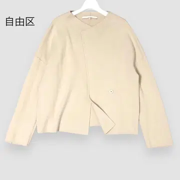 새상품급 자유구 니트 자켓 38 온워드 카시야마 가디건