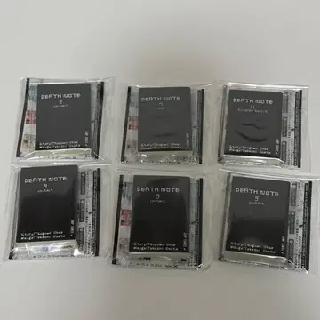 DEATH NOTE 콩 가샤본 6개 세트