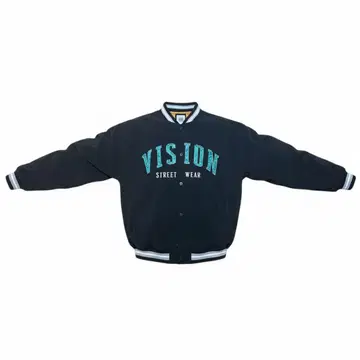 VISION STREET WEAR 나일론 자켓 블랙 M 사이즈