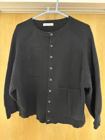 ESTROISLOSE 코튼 밀라노 리브 가디건 블랙