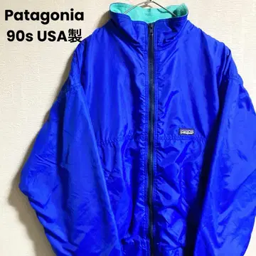 90s USA Patagonia 쉘드 신틸라 자켓 블루종