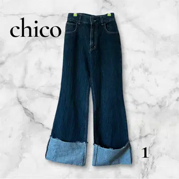 chico 롤업 데님 사이즈 1
