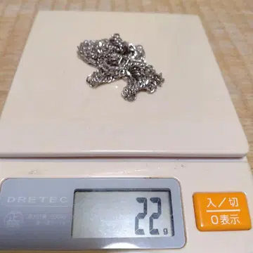 925 실버 목걸이 22g 키헤이 8면 트리플