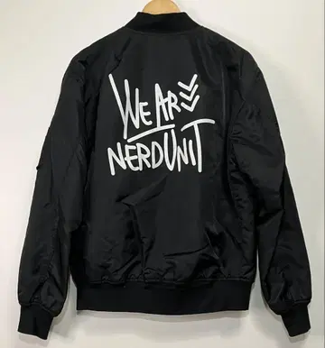 NERDUNIT EMBLEM LINE MA1 BOMBER JACKET M