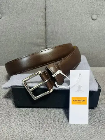 [ 시착만 한 상품 ] 에팅거 벨트 85 다크 브라운