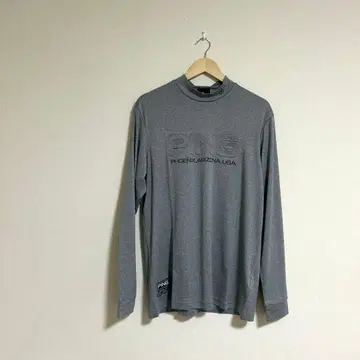 [ 새상품 ] PING Cocoty 그레이 긴팔 셔츠 하이넥 LL 사이즈