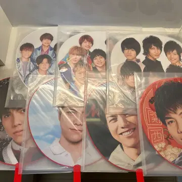 WEST. 시게오카 다이키 부채 7개 세트 덤 브로마이드 포함