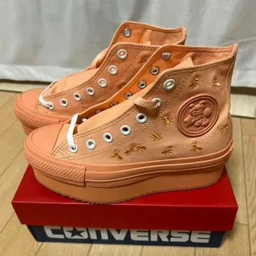 CONVERSE 오렌지 통굽 스니커즈
