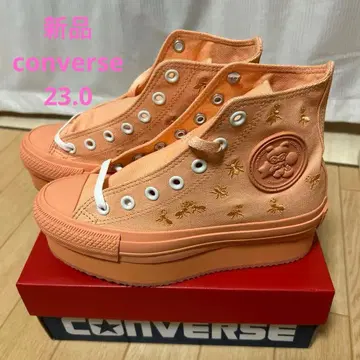CONVERSE 오렌지 통굽 스니커즈