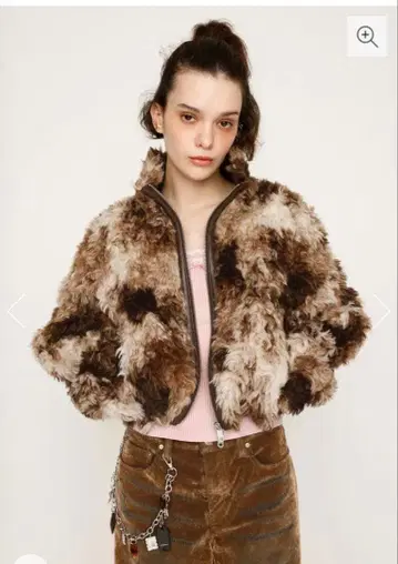 Sly CURLED BOA 블루종