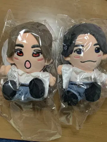 아이돌 캐릭터 봉제 인형 2체 세트
