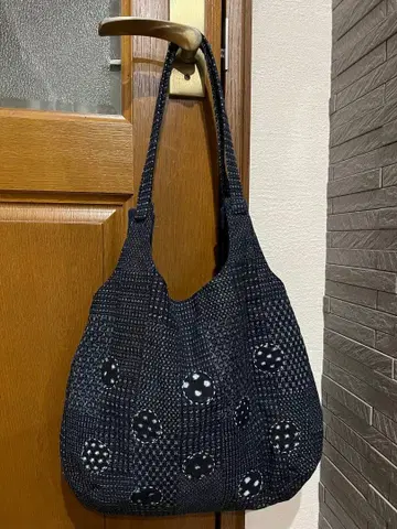 기모노 리메이크 카스리 숄더백 쇼세이 카스리 유킨코