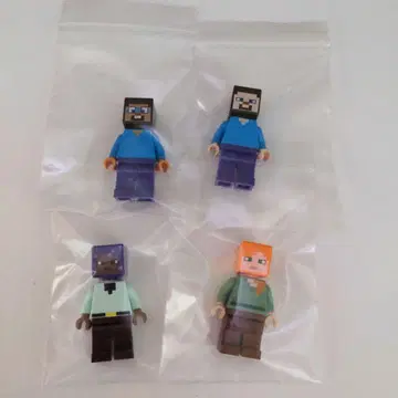 마인크래프트 캐릭터 4체 세트