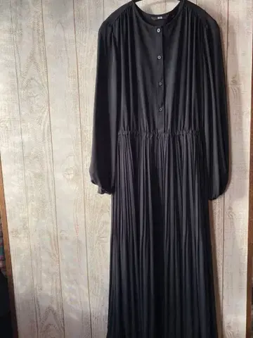 UNIQLO 조젯 플리츠 원피스 새상품급