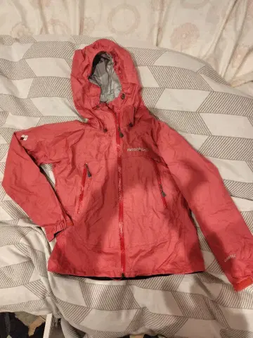 mont-bell 레인 자켓 핑크