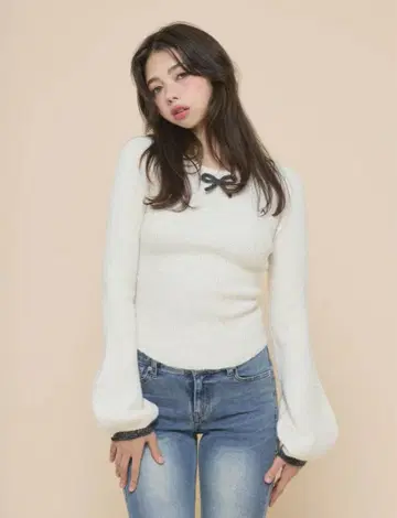 ANDMARY Baby ribbon knit tops