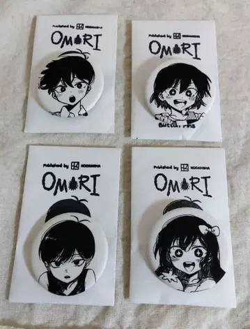 OMORI 코믹스 캔뱃지 오모리 오브리 켈 히로