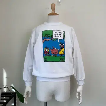 80s USA 마더 구스 & 그림 맨투맨