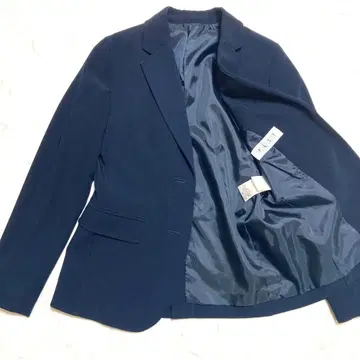 PLST 네이비 테일러드 자켓 2버튼 M