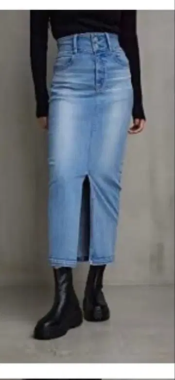 아줄바이마우지 AZUL DENIM 하이웨스트 스커트