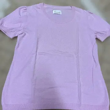 Harrods 반팔 니트 핑크