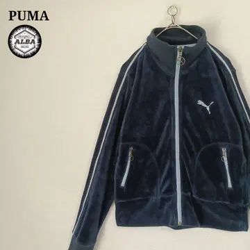 [ 새상품급 ] PUMA 푸마 트랙 자켓 저지 벨로아 네이비 M