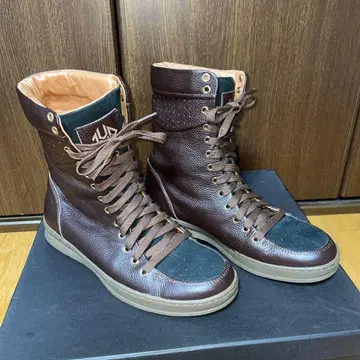 JUMP 하이컷 가죽 스니커즈 사이즈 26