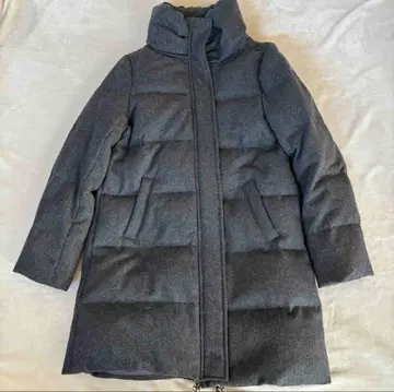 유나이티드 애로우즈 울 혼방 다운 코트