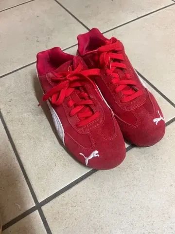 PUMA speedcat 스피드캣 빨간색 스웨이드 22.5cm