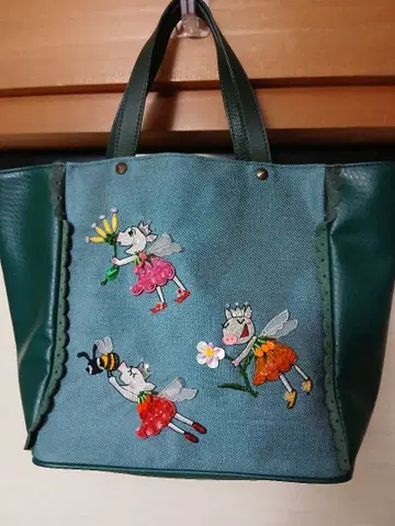 알베로베로 귀여운 돼지 자수 백