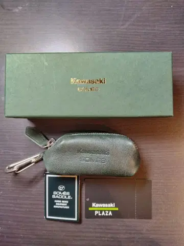 Kawasaki x SOMES 카라비너 포함 키케이스 멀티 케이스