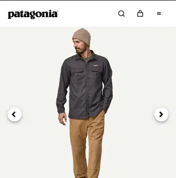 미사용 새상품 Patagonia 파타고니아 파리아즈 셔츠 워크 셔츠