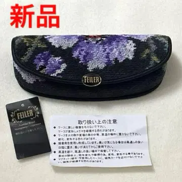 미사용 새상품 [ FEILER ] 안경 케이스 샤논 꽃무늬 페이러