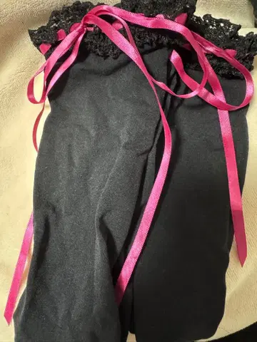 마즈 하이삭스 리본 쇼킹 핑크 레어 히메갸루 ageha