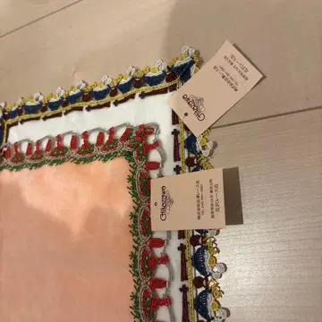 새상품 택 포함 근자와 레이스 타월 손수건 2장