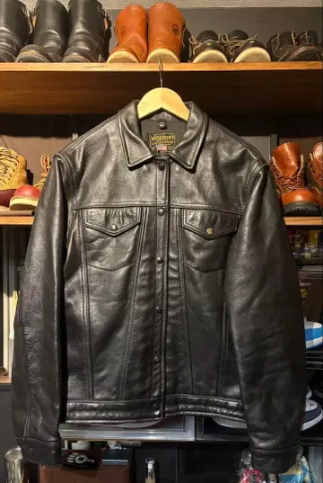 최종 가격 인하 VANSON DJCB 3rd 가죽 자켓 42 트래커