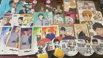 하이큐 묶음 판매 캔뱃지 스티커 카드 키링