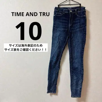 TIME AND TRU [ 10 ] 하이라이즈 제깅스 데님