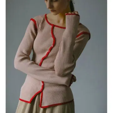 AMAIL 파이핑 에그 니트 Piping egg knit