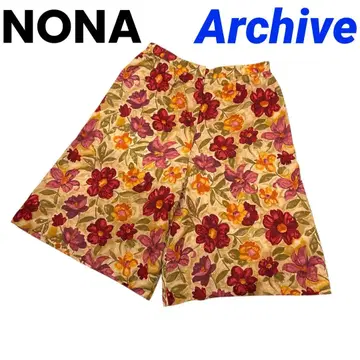 Archive 'NONA 군제' 꽃무늬 가우초 팬츠 올 패턴 스칸츠