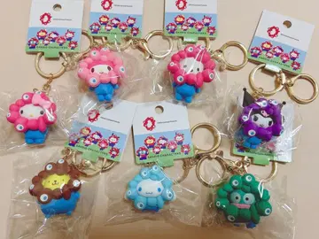 산리오 미야쿠미야쿠 변신 마스코트 파스텔 7점 컴플리트 세트